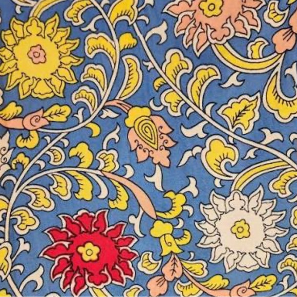 Free People Blue and Yellow Floral Kimono - Picture 6 of 7